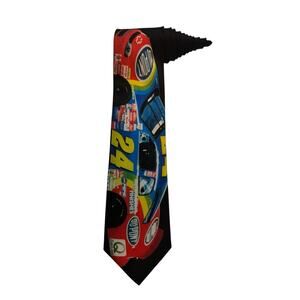 Ralph Marlin NASCAR Jeff Gordon Vertical Car 1998 Vintage Novelty Necktie